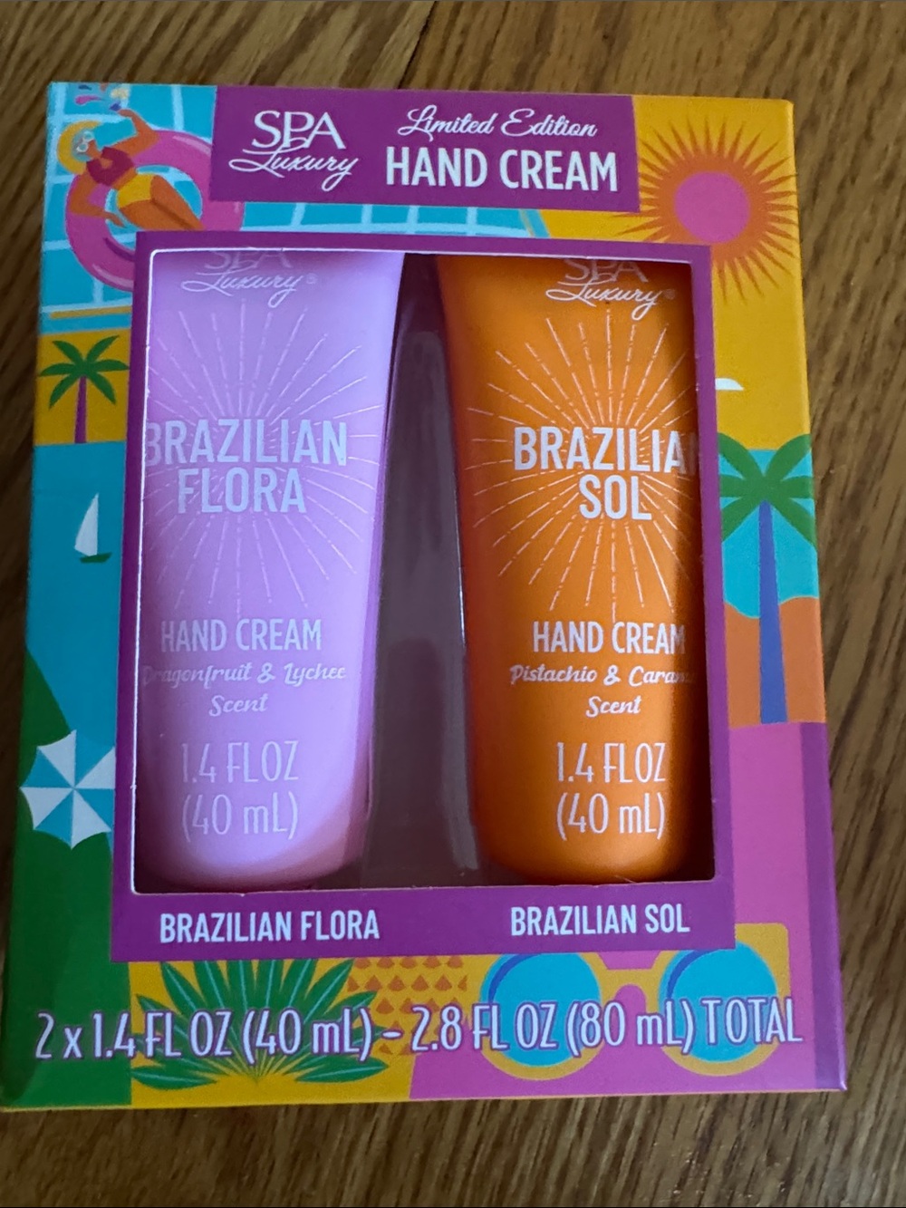 Limited Edition Brazilian Flora & Sol Hand Cream Set — Grapefruit & Pistachio